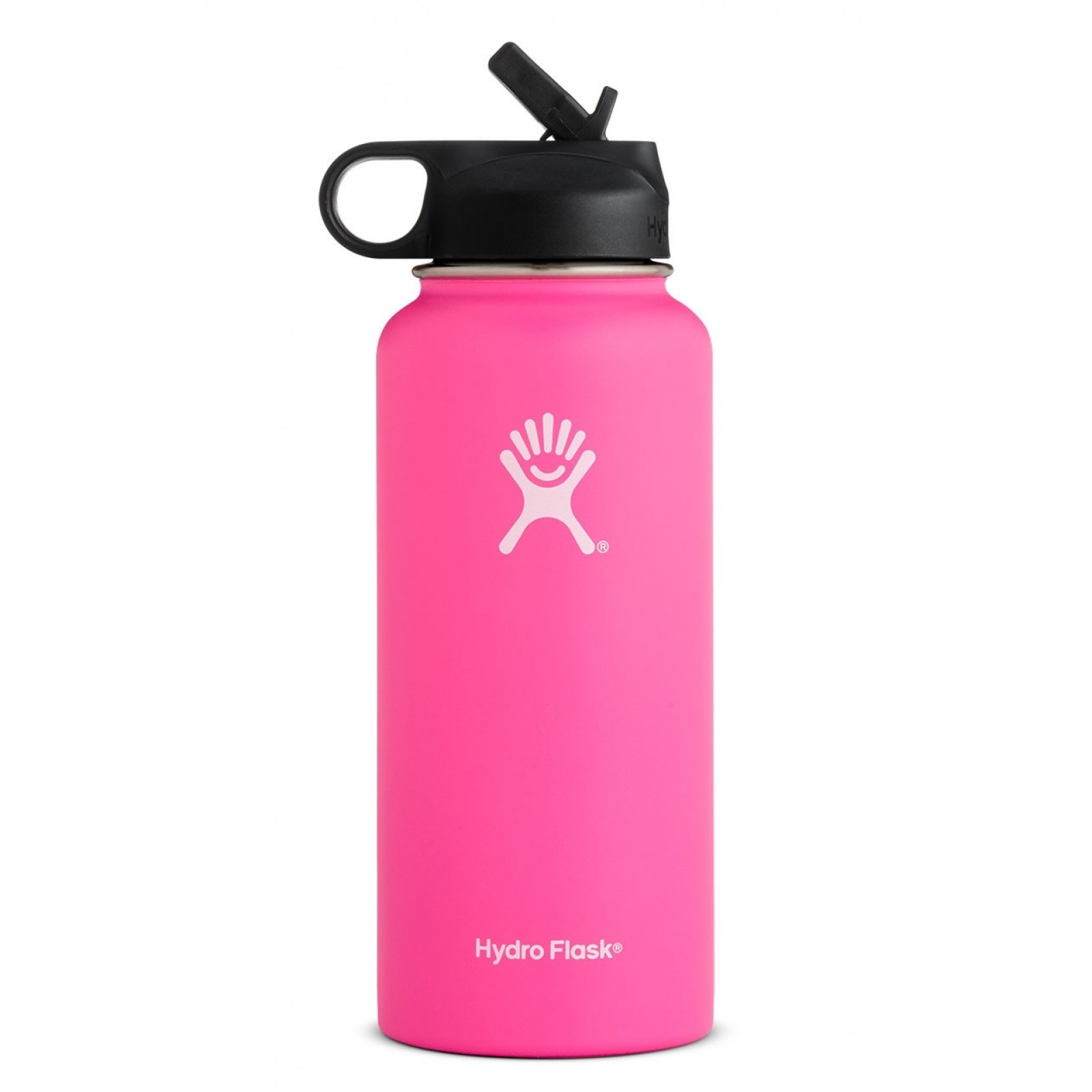 32 Oz Wide Mouth Water Bottle With Straw Lid